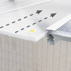 Palram - Canopia Olympia White Non-retractable Awning, (L)5.46m (H)3.05m (W)2.95m -Gardens And Landscaping palram canopia olympia white non retractable awning l 5 46m h 3 05m w 2 95m7290108134018 06i bq