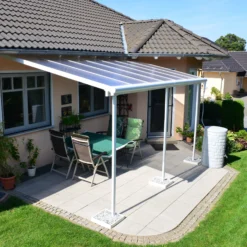Palram - Canopia Sierra White Non-retractable Awning, (L)4.34m (H)3.05m (W)2.99m -Gardens And Landscaping palram canopia sierra white non retractable awning l 4 34m h 3 05m w 2 99m7290108130287 02i bq