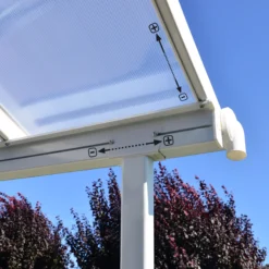 Palram - Canopia Sierra White Non-retractable Awning, (L)4.34m (H)3.05m (W)2.99m -Gardens And Landscaping palram canopia sierra white non retractable awning l 4 34m h 3 05m w 2 99m7290108130287 06i bq