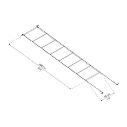 Palram - Canopia White Patio Cover Roof Blind -Gardens And Landscaping palram canopia white patio cover roof blind7290108601206 01t bq