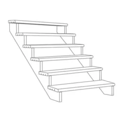 Richard Burbidge Redwood Deck Step (W)1066mm (T)40mm, Set Of 8 -Gardens And Landscaping richard burbidge redwood deck step w 1066mm t 40mm set of 85000473080375 01t BQ