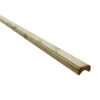 Richard Burbidge Redwood Green Deck Rail (L)1.8m (W)63mm -Gardens And Landscaping richard burbidge redwood green deck rail l 1 8m w 63mm5000473037850 01c BQ