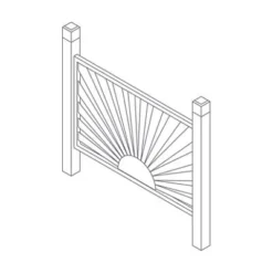 Richard Burbidge Traditional Decorative Pressure Treated 4ft Wooden Decorative Fence Panel (W)1.38m (H)1.2m, Set Of 3 -Gardens And Landscaping richard burbidge traditional decorative pressure treated 4ft wooden decorative fence panel w 1 38m h 1 2m set of 35000473079935 01t BQ