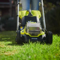 Ryobi ONE+ RLM18X33B50B Cordless 18V Rotary Lawnmower -Gardens And Landscaping ryobi one rlm18x33b50b cordless 18v rotary lawnmower4892210185860 05i bq
