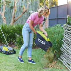 Ryobi ONE+ RLM18X33B50B Cordless 18V Rotary Lawnmower -Gardens And Landscaping ryobi one rlm18x33b50b cordless 18v rotary lawnmower4892210185860 07i bq