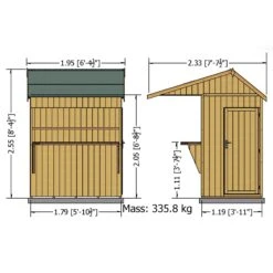Shire Timber Bar Shiplap Wooden 6x4 Apex Garden Storage - Assembly Service Included 8 Shire Timber Bar Shiplap Wooden 6x4 Apex Garden Storage - Assembly Service Included -Gardens And Landscaping shire timber bar shiplap wooden 6x4 apex garden storage assembly service included5019804118946 01t bq
