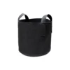 Verve Black Round Planter, Pack Of 3 -Gardens And Landscaping verve black round planter pack of 35059340329239 01c