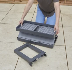 Verve Grey Rectangular Planter, Set -Gardens And Landscaping verve grey rectangular planter set5059340328881 21i