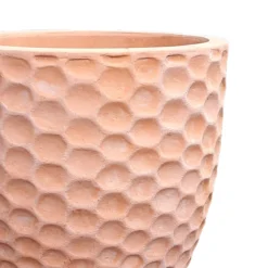Verve Gudenå Natural Terracotta Honeycomb Circular Plant Pot (Dia)42cm -Gardens And Landscaping verve gudena natural terracotta honeycomb circular plant pot dia 42cm5059340327617 36c