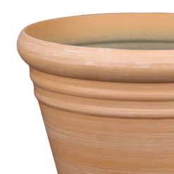 Verve Piave Terracotta Polypropylene (PP) Round Plant Pot (Dia)45cm -Gardens And Landscaping verve piave terracotta polypropylene pp round plant pot dia 45cm5059340327822 36c