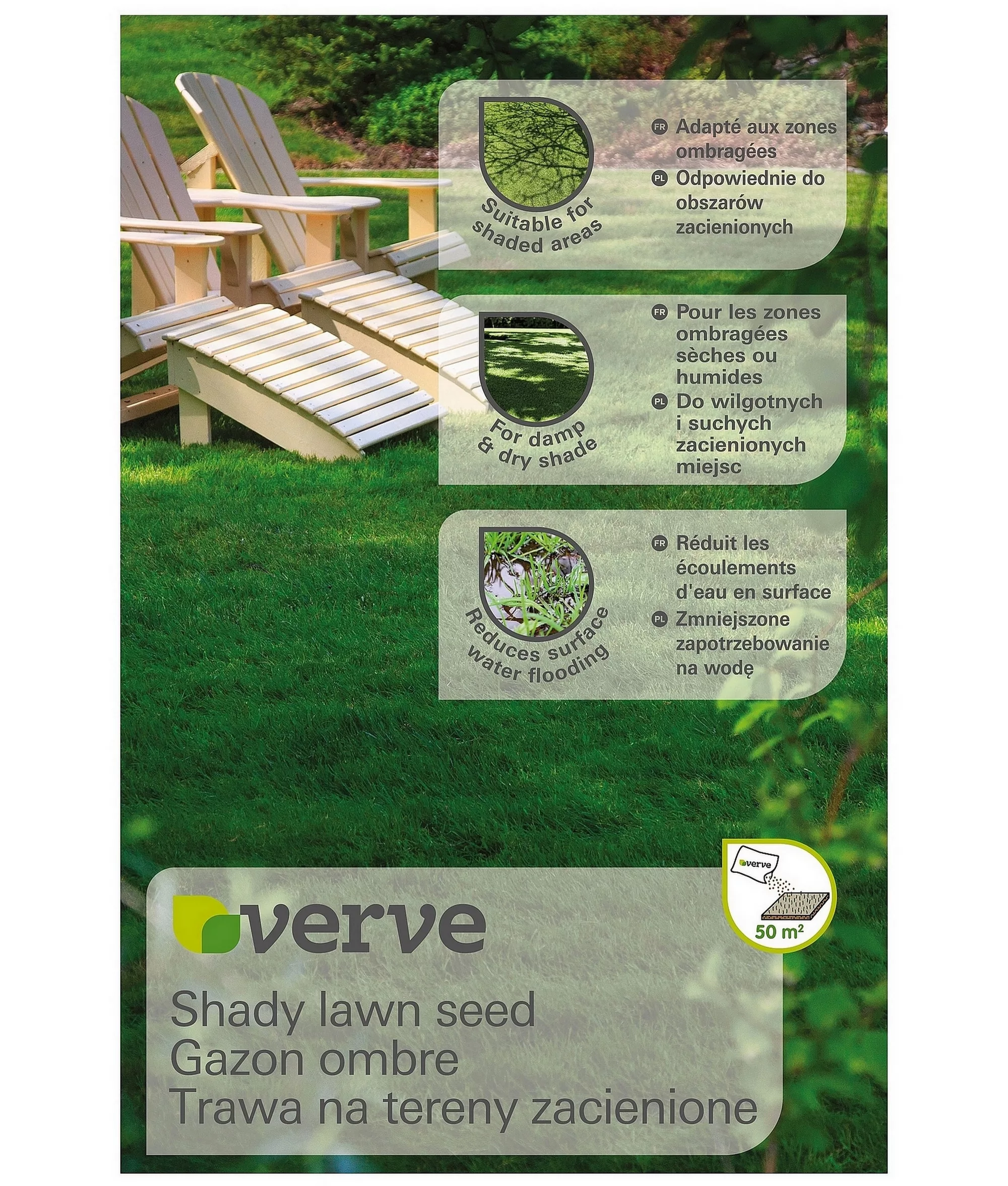 Verve Shady Grass Seeds, 1.25kg 3 Verve Shady Grass Seeds, 1.25kg