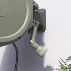 Verve Wall-mounted Auto Hose Reel Set (L)35m -Gardens And Landscaping verve wall mounted auto hose reel set l 35m5059340250977 02i