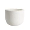 White Speckled Round Plant Pot (Dia)21cm -Gardens And Landscaping white speckled round plant pot dia 21cm3663602441557 02c bq