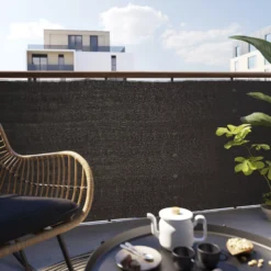 Woven Breeze Grey High-density Polyethylene (HDPE) & Woven Fibre Garden Screen (H)1m (W)3m 13 Woven Breeze Grey High-density Polyethylene (HDPE) & Woven Fibre Garden Screen (H)1m (W)3m -Gardens And Landscaping woven breeze grey high density polyethylene hdpe woven fibre garden screen h 1m w 3m5059340672359 01i